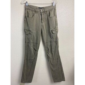 Cotton On Cargo Pants Women‎ Size 28 Olive Green Utility Carpenter Military Y2K
